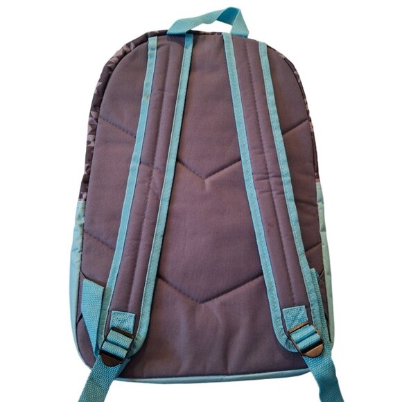 Trailmaker Backpack Aztec Blue Gray Padded Straps Front Zipper Pocket School - Picture 2 of 5